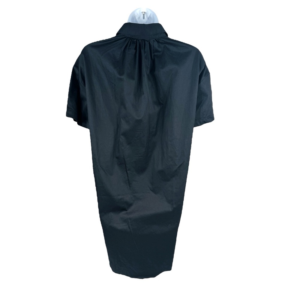 Pomander Place NEW Black Oakley Short Sleeve Relaxed Fit Mini Dress Size XS - Picture 7 of 12